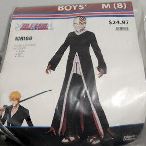 Bleach Ichigo's  Halloween Costume Child M (8) Cosplay New with Tags